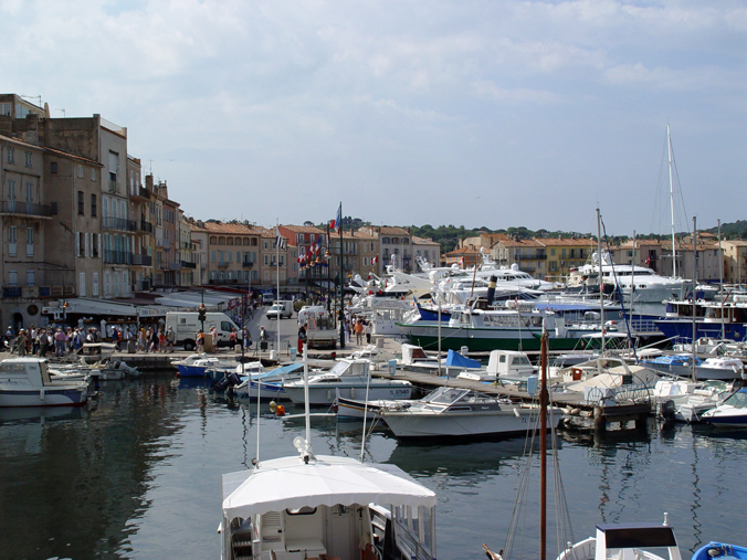 Harbour in Saint-Tropez on the French Riviera